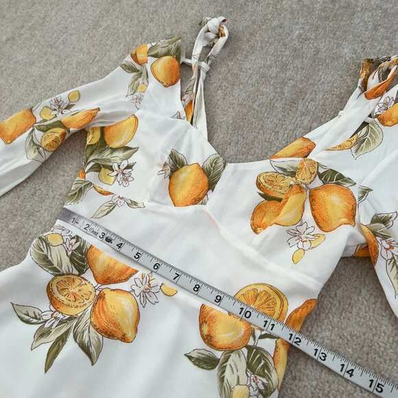 NWT For Love & Lemons Limonada Mini Dress S - Picture 6 of 11
